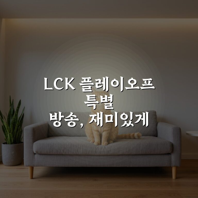 LCK 플레이오프 특별 방송, 재미있게 즐기기 7단계 A to Z 가이드