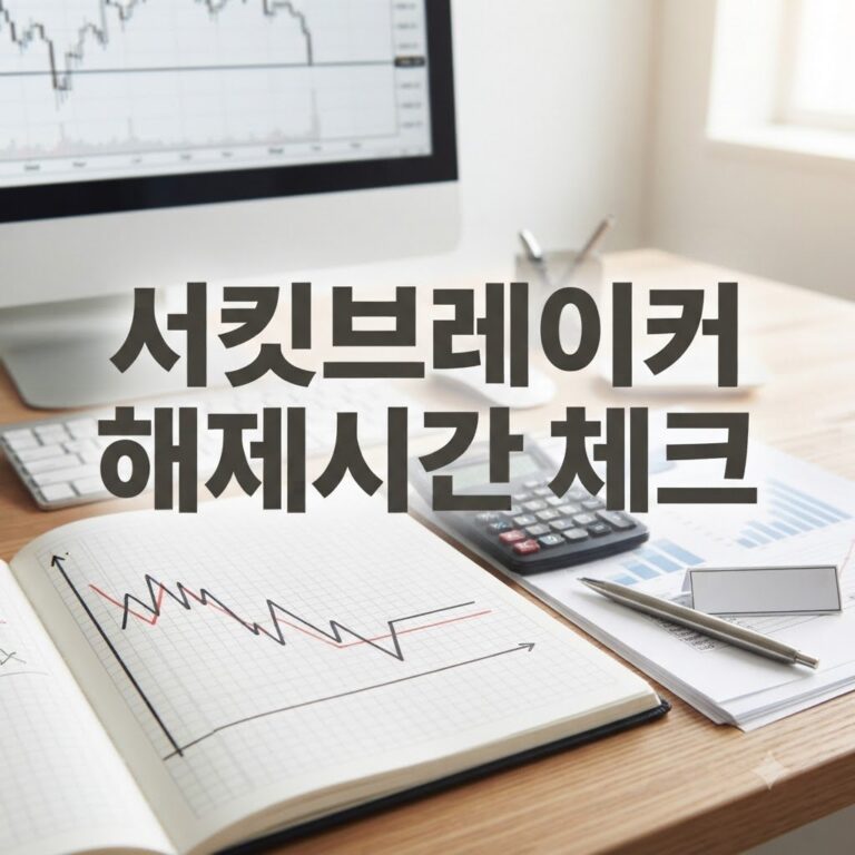 서킷브레이커 해제시간 기준과 예외 살펴보기