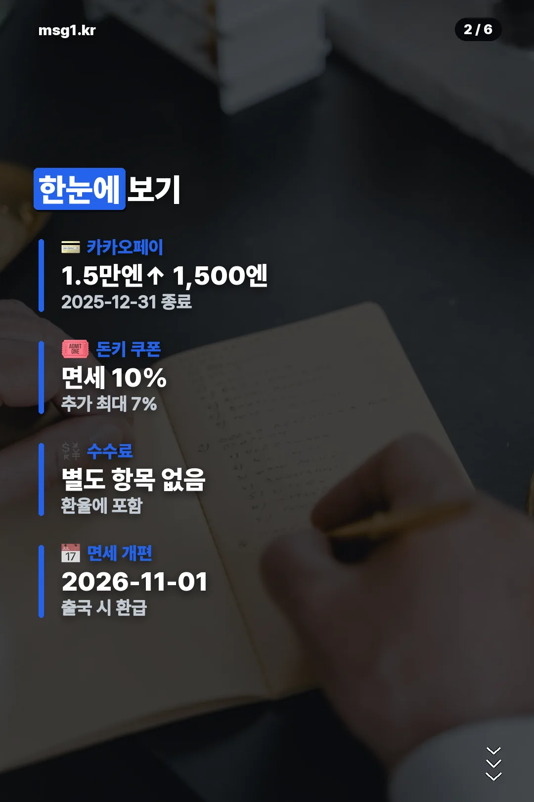 혜택 한눈에 요약