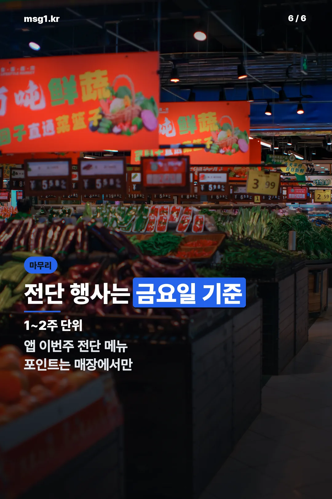 전단 행사 주기
