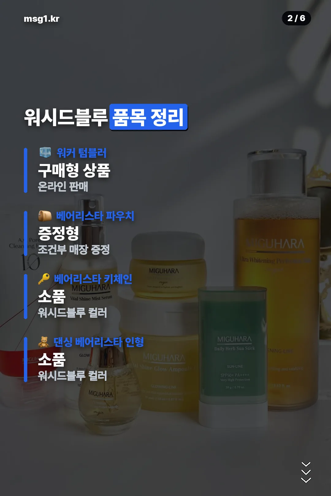 품목별 구매형·증정형 구분