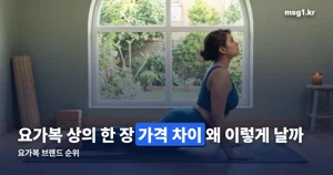 요가복 브랜드 순위 — 젝시믹스부터 룰루레몬까지 가격 비교